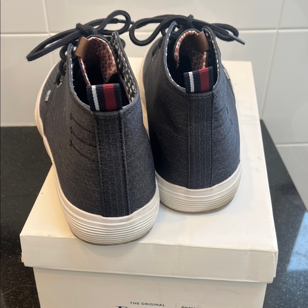 Men's Navy High-Top Chukka Shoe - Picture 5 of 8